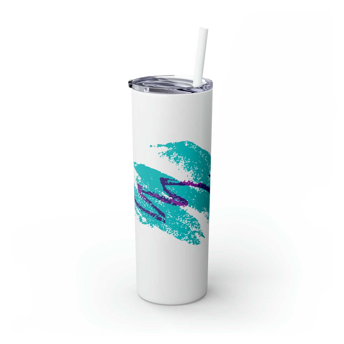 90s Jazz - Skinny Tumbler with Straw, 20oz