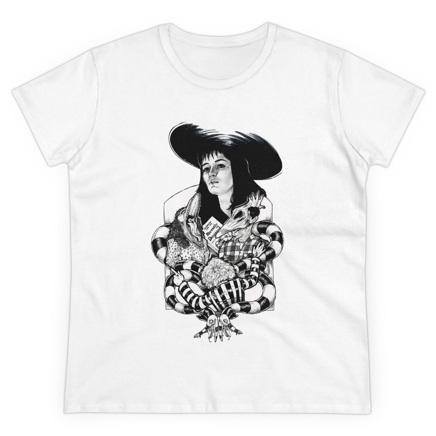 Beetlejuice! - Limited Artist Release - @KatLeyvaDraws - Women's Midweight Cotton Tee