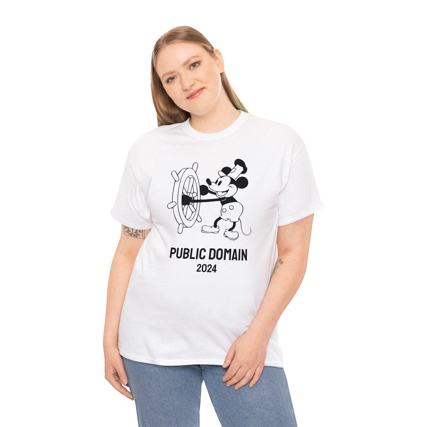 Mickey Public Domain - Unisex Heavy Cotton Tee