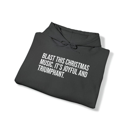 Blast this Christmas Music - Unisex Heavy Blend™ Hooded Sweatshirt