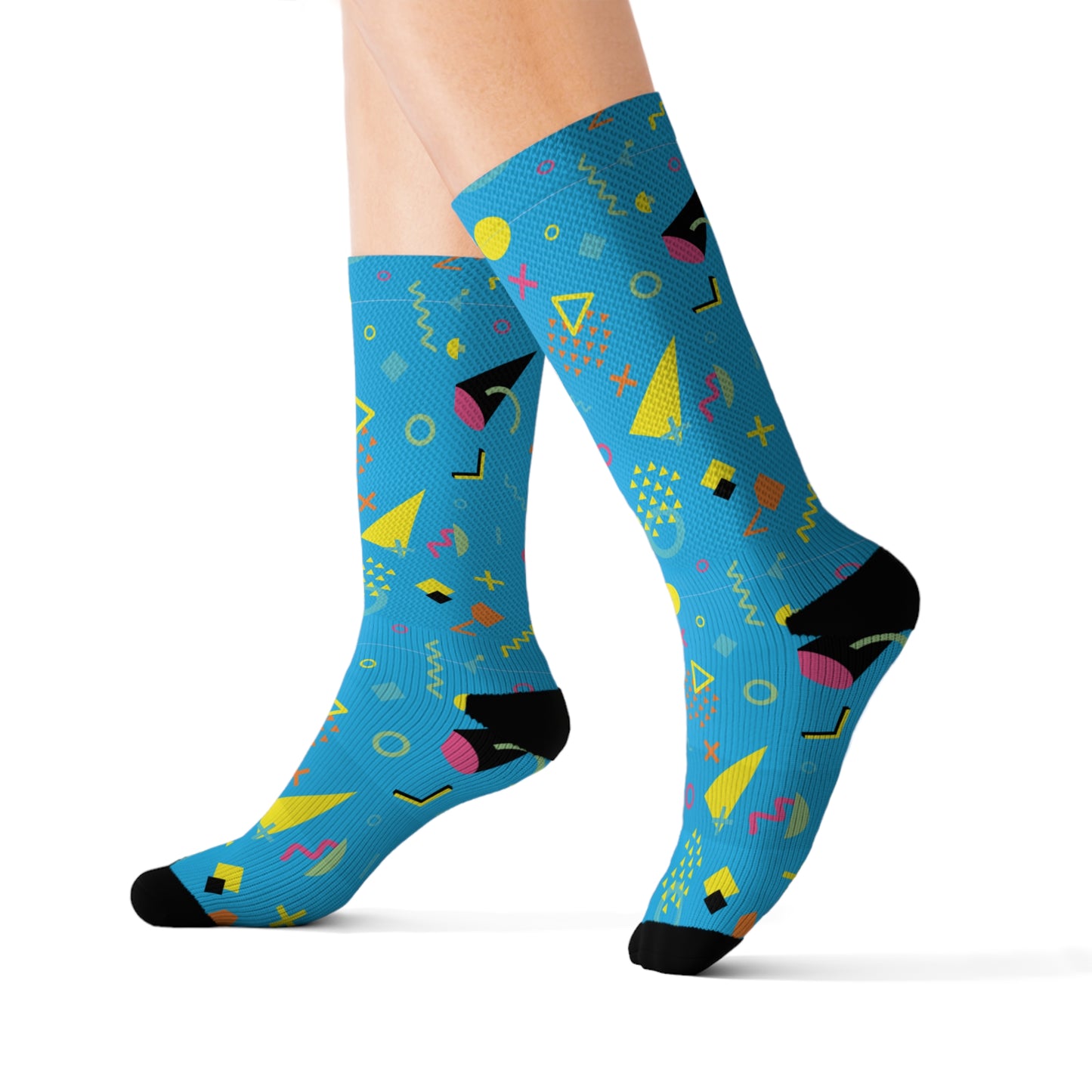 Nostalgialand Retro Blue Socks