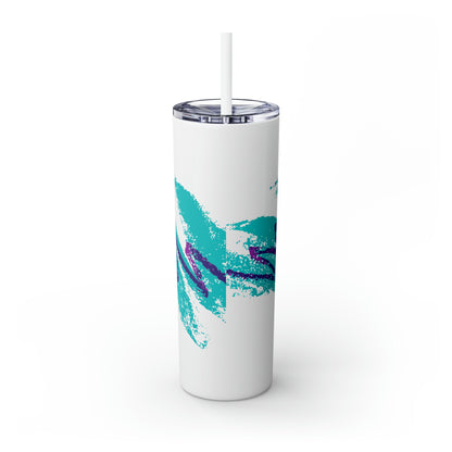 90s Jazz - Skinny Tumbler with Straw, 20oz