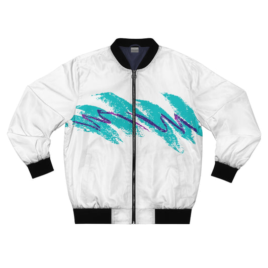 90's Jazz - Men's Bomber Jacket (AOP)