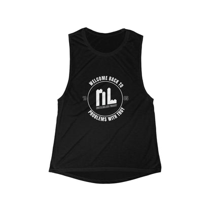 Welcome Back! - Women's Flowy Scoop Muscle Tank