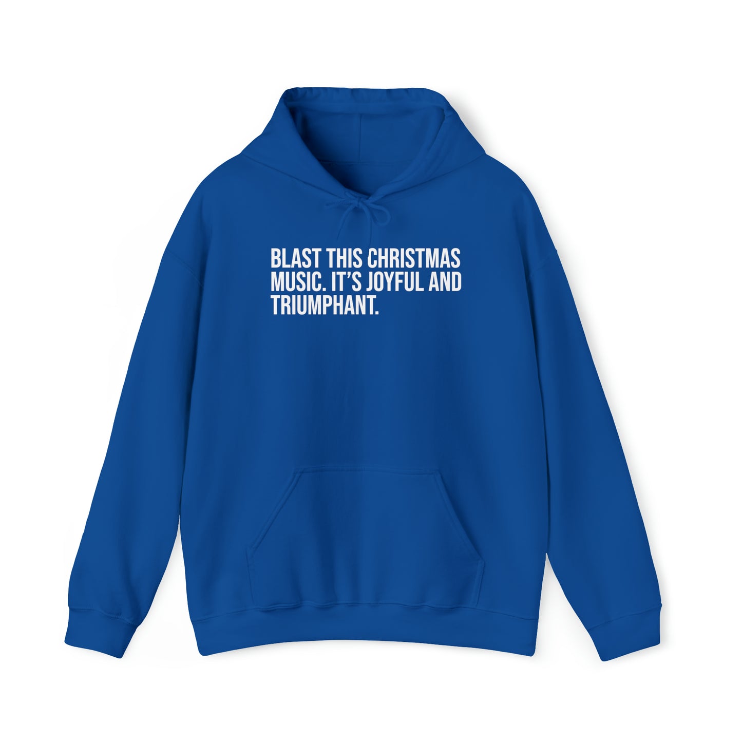 Blast this Christmas Music - Unisex Heavy Blend™ Hooded Sweatshirt