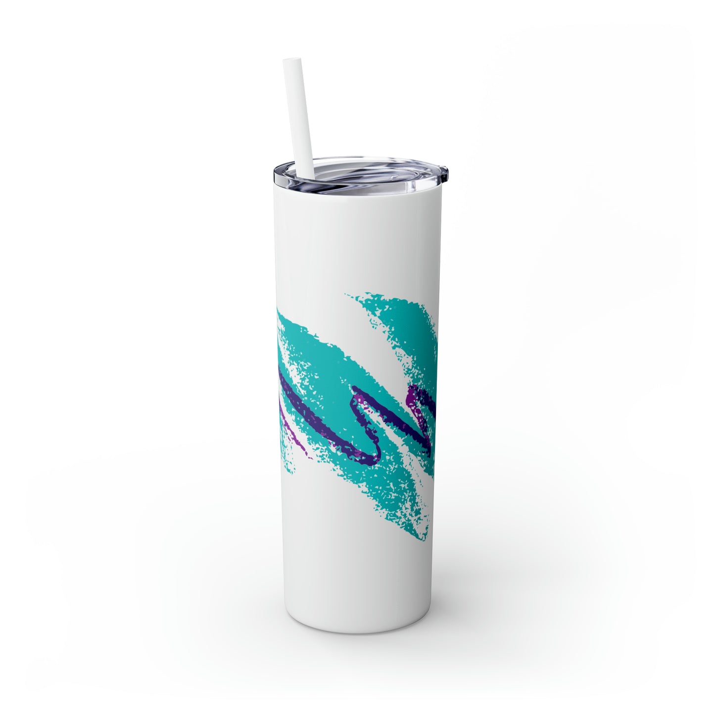 90s Jazz - Skinny Tumbler with Straw, 20oz